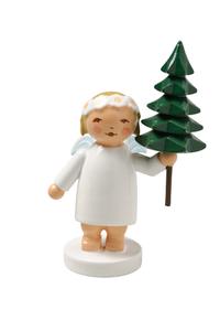 Margeritenengel mit Tannenbaum