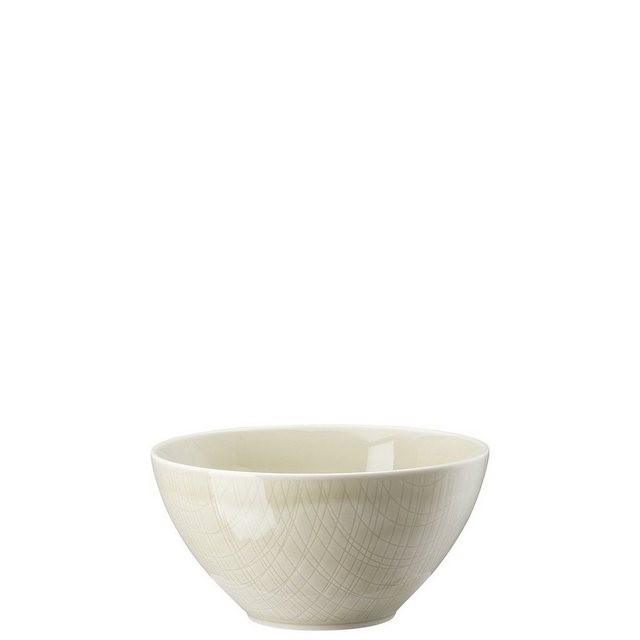 Rosenthal Servierschüssel »Mesh Colours Cream Schale hoch 18 cm«, Porzellan, (1-tlg)