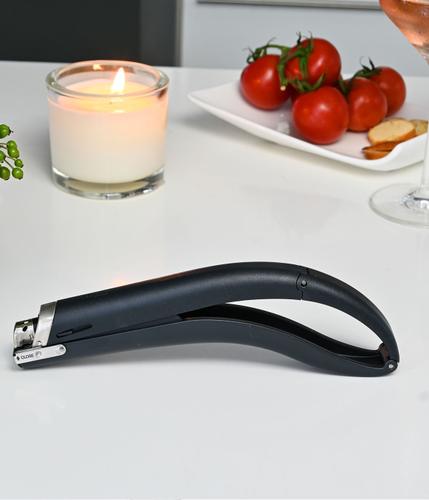 Feuerzeugverlängerung FIRE FINGER, schwarz, inkl. Einwegfeuerzeug, Kunststoff/Edelstahl