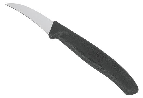 Tourniermesser SwissClassic, 6 cm, schwarz rostfreier Stahl