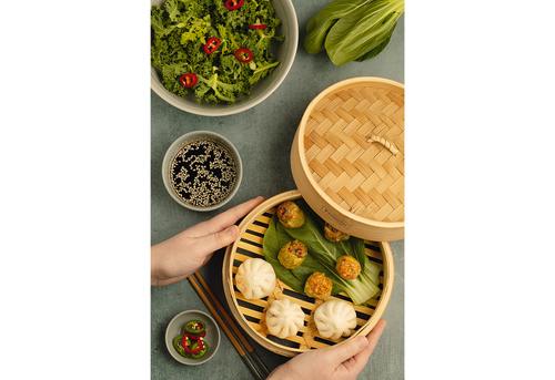 ASIA Bambusdämpfer 3-teilig