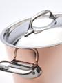 de Buyer Prima Matera massive Kupfer Schmorkasserolle 28cm mit Edelstahl Deckel und Griffen - Default Title
