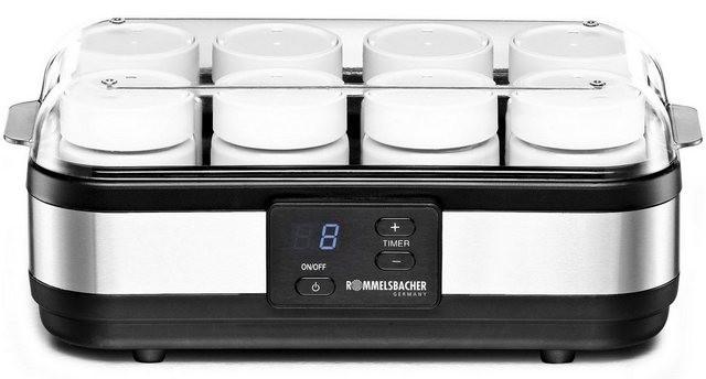 Rommelsbacher Joghurtbereiter JG 40, 8 Portionsbehälter, je 150 ml