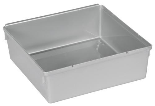 Schubladeneinsatz 15x15x5cm silber