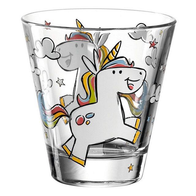 LEONARDO Kinderbecher »BAMBINI Einhorn 120 ml«, Glas