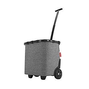 Reisenthel Carrycruiser mit 2 Rollen Frame Twist Shopping 40 Liter Grau|Silber