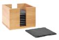 Naturschiefer-Untersetzer 8er Set