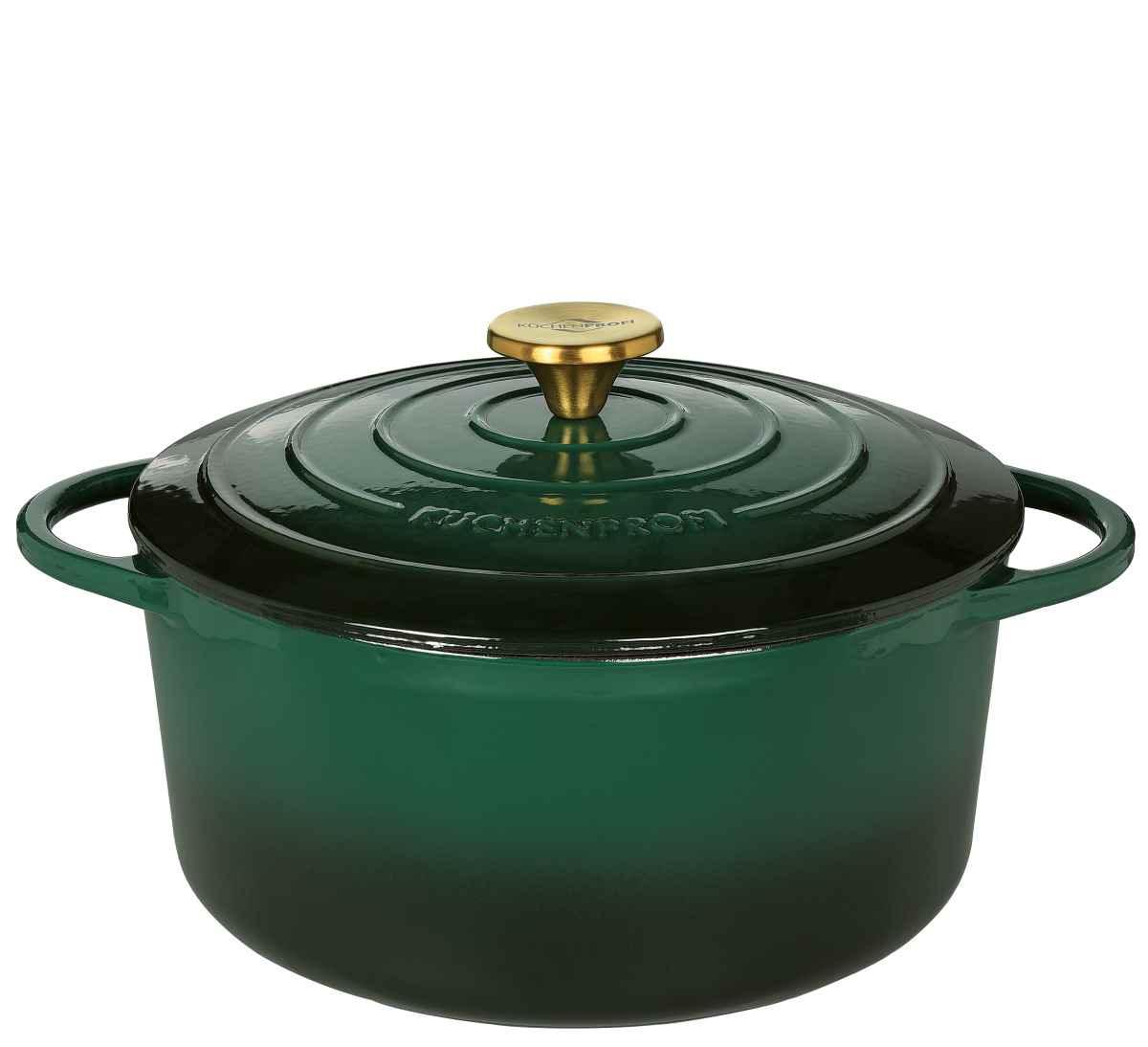Küchenprofi Provence Bratentopf rund 26cm - schwarz