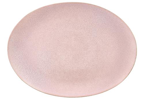 Servierplatte Biz 45x34cm grau/rosa