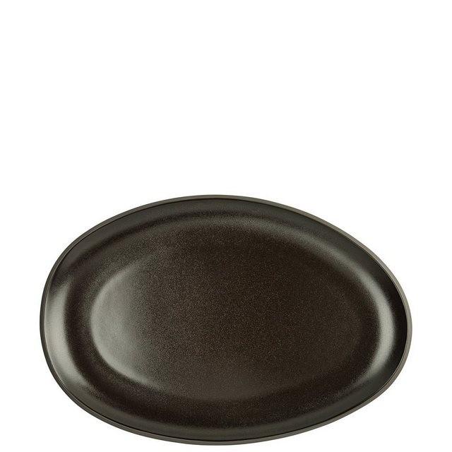 Rosenthal Servierplatte »Junto Slate Grey Platte 28 cm«, Steinzeug, (1-tlg)