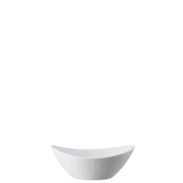 Rosenthal Snackschale »Mesh Weiß Schale oval 15 x 11 cm«, Porzellan, (1-tlg)