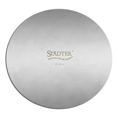 Städter Tortenunterlage Rund ø 32 cm x 0,8 mm, Edelstahl - Default Title