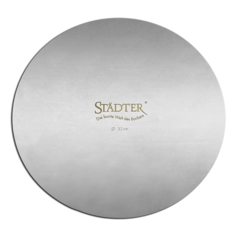 Städter Tortenunterlage Rund ø 32 cm x 0,8 mm, Edelstahl - Default Title